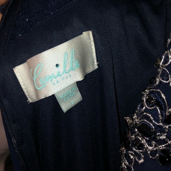 Navy Blue Prom/ Formal Dress - Picture 6 of 6